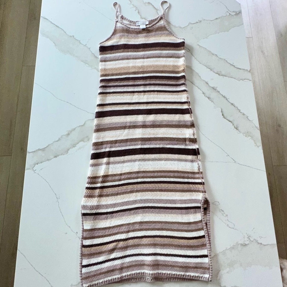 House of Harlow Multicolored Knit Maxi Dress SIZE XS